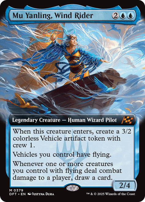 Mu Yanling, Wind Rider - (Extended Art)