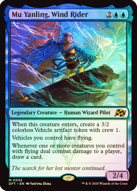 Mu Yanling, Wind Rider - Foil