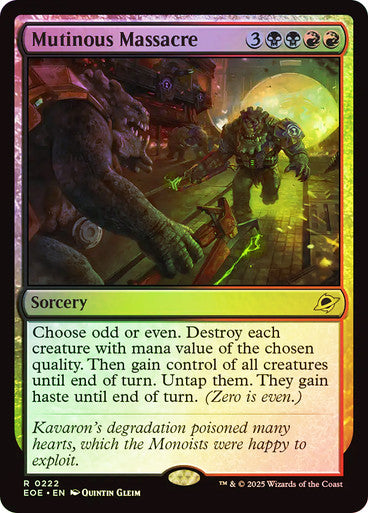 Mutinous Massacre Foil