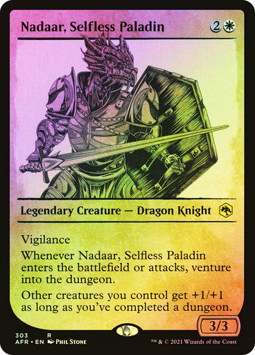 Nadaar, Selfless Paladin (Showcase) Foil