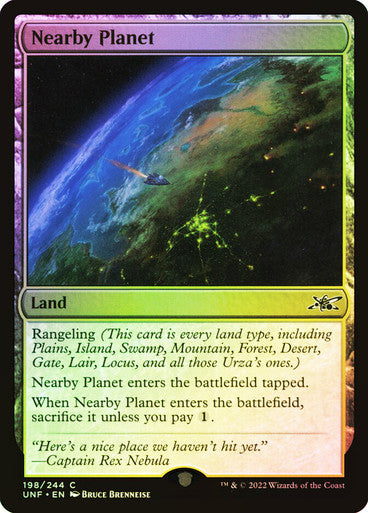 Nearby Planet Foil