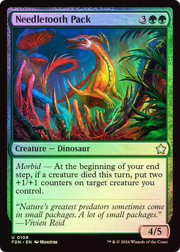 Needletooth Pack Foil
