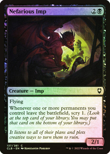 Nefarious Imp Foil