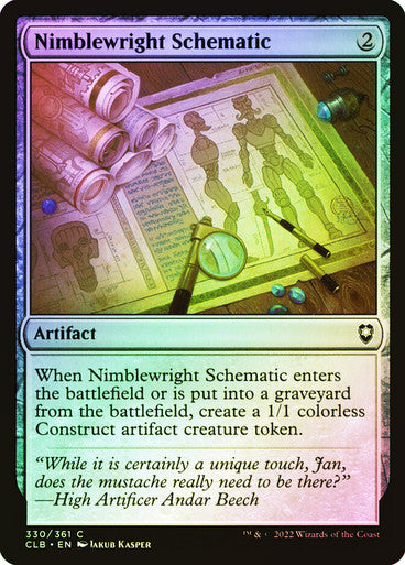 Nimblewright Schematic Foil