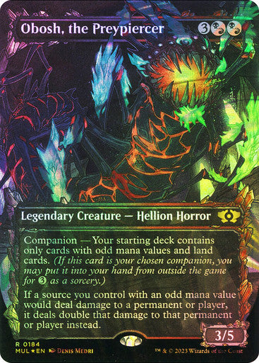 Obosh, the Preypiercer (Showcase) Halo Foil