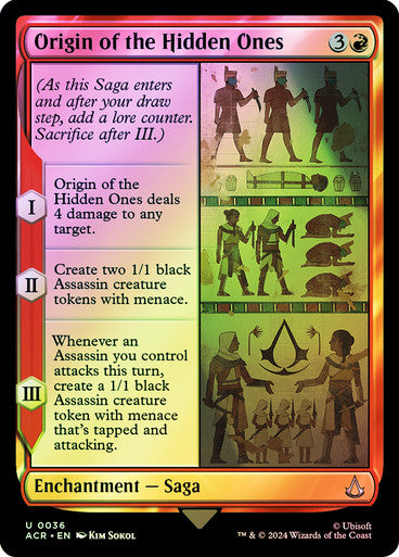 Origin of the Hidden Ones Foil