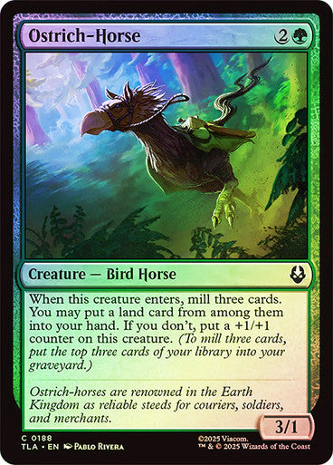Ostrich-Horse Foil