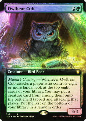 Owlbear Cub (Extended Art) Foil