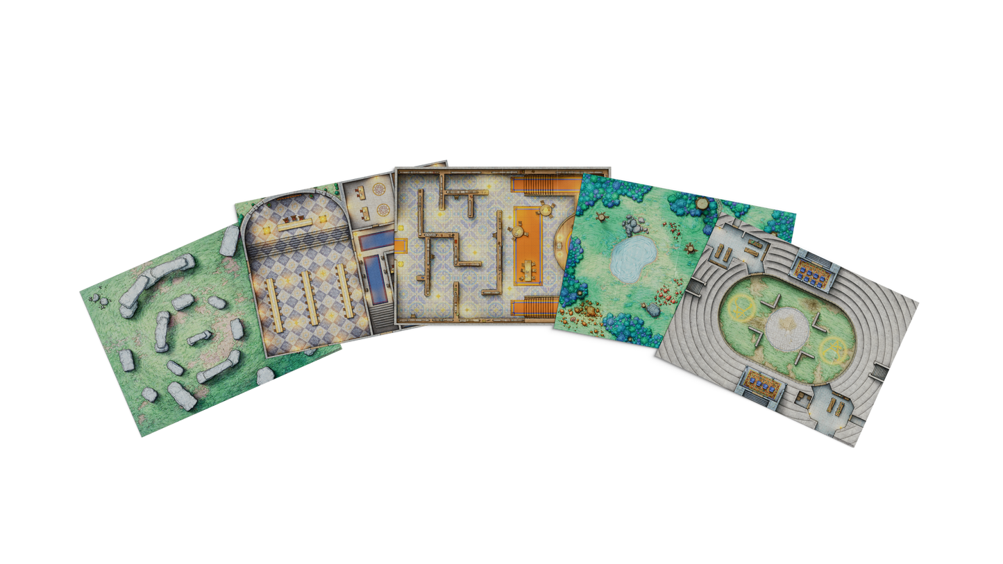 PREVENTA D&D Arcane Unleashed Map Pack