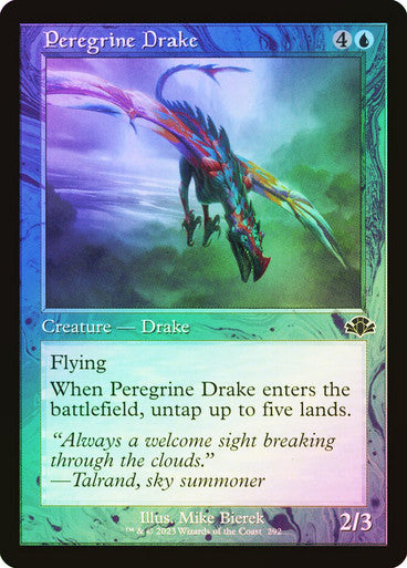 Peregrine Drake (Retro Frame) Foil