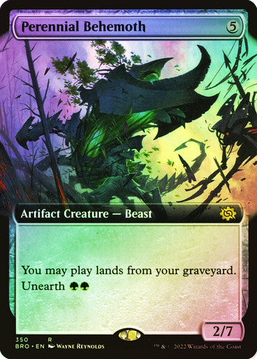 Perennial Behemoth (Extended Art) Foil