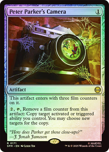 Peter Parker's Camera Foil