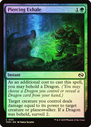 Piercing Exhale Foil
