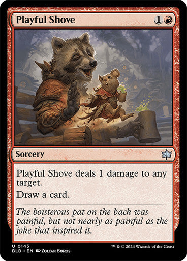 Playful Shove