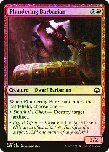Plundering Barbarian Foil