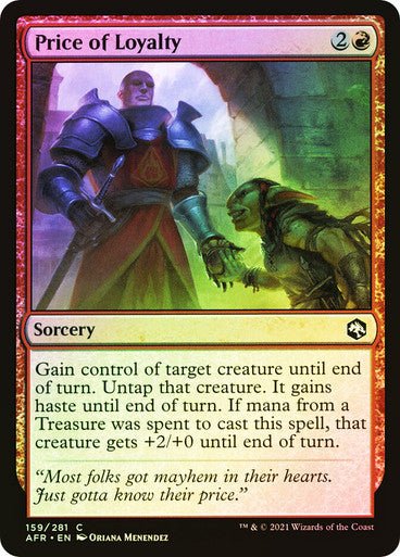 Price of Loyalty Foil