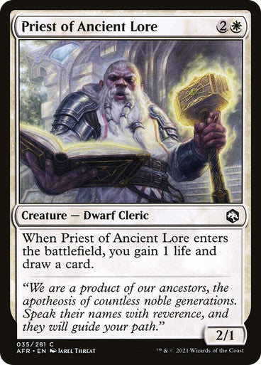 Priest of Ancient Lore (Spanish)
