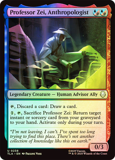 Professor Zei, Anthropologist Foil