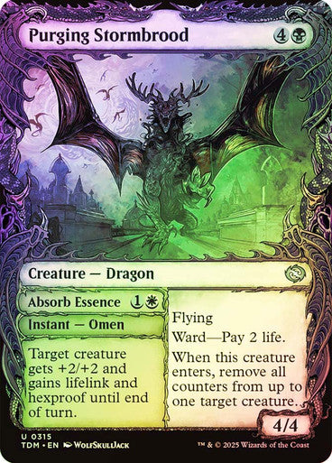 Purging Stormbrood // Absorb Essence (Showcase) Foil