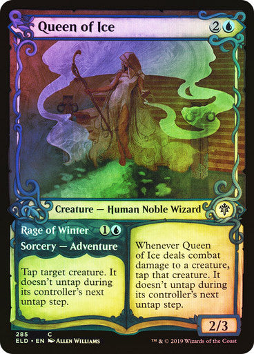 Queen of Ice // Rage of Winter (Showcase) Foil
