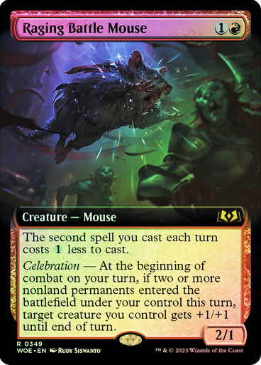 Raging Battle Mouse (Extended Art) Foil
