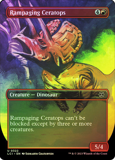 Rampaging Ceratops (Borderless) Foil