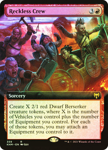 Reckless Crew (Extended Art) Foil