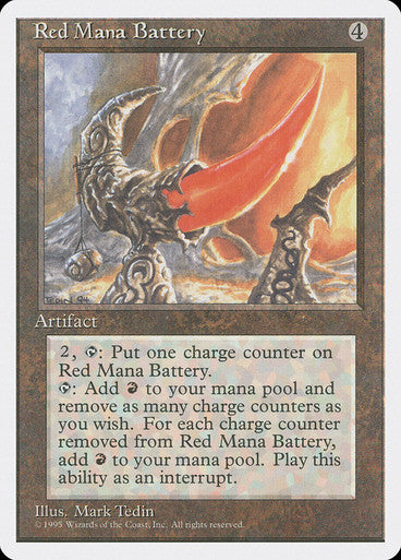 Red Mana Battery (French)