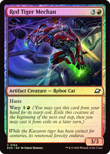 Red Tiger Mechan Foil