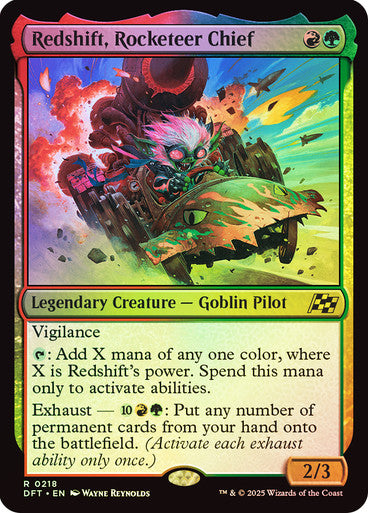 Redshift, Rocketeer Chief Foil