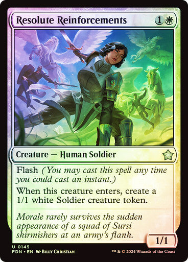 Resolute Reinforcements Foil