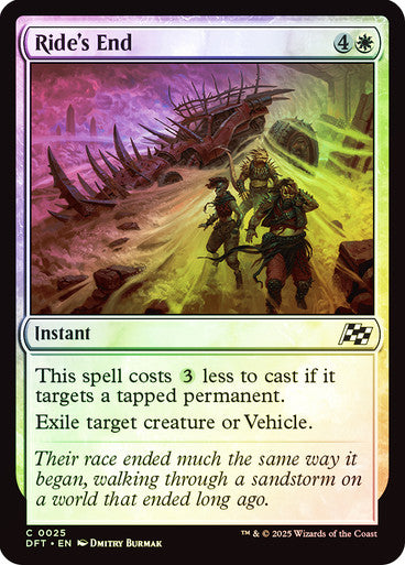 Ride's End Foil