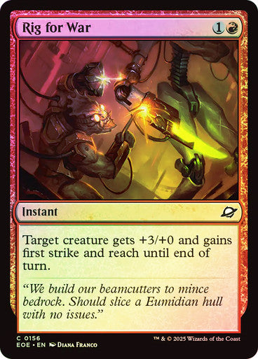 Rig for War Foil