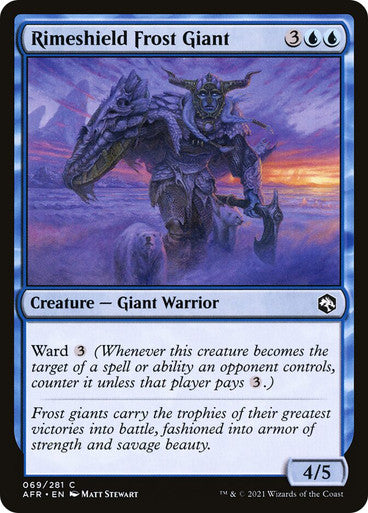 Rimeshield Frost Giant (Spanish)