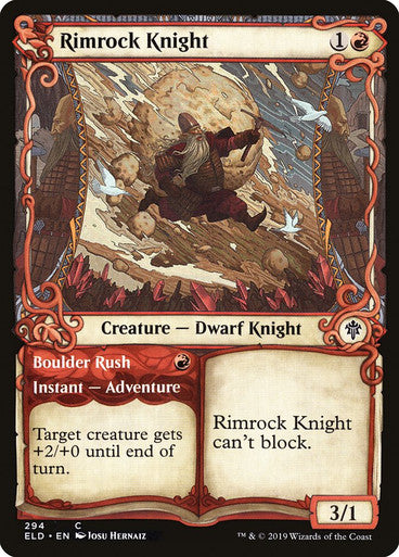 Rimrock Knight // Boulder Rush (Showcase)