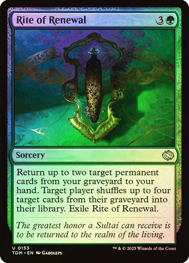Rite of Renewal Foil
