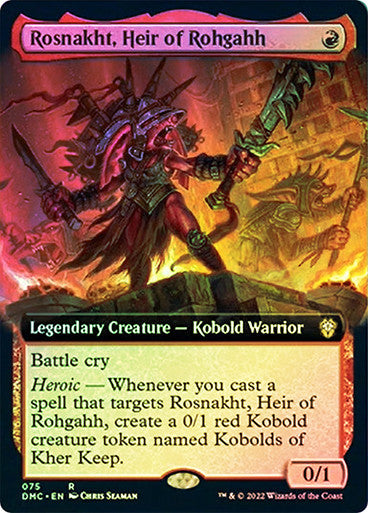 Rosnakht, Heir of Rohgahh (Extended Art) Foil