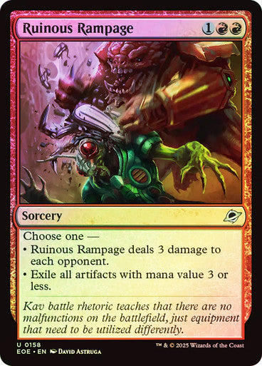 Ruinous Rampage Foil