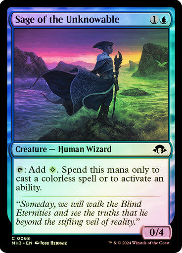 Sage of the Unknowable Foil