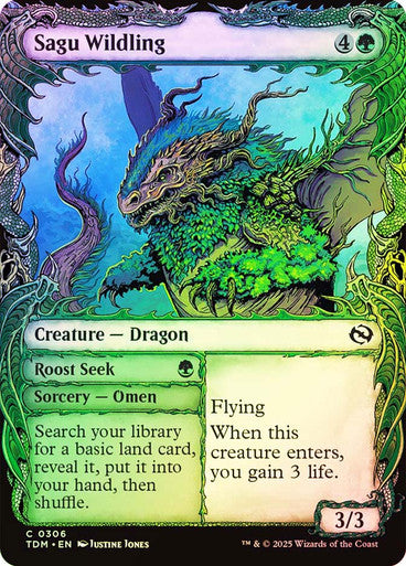 Sagu Wildling // Roost Seek (Showcase) Foil