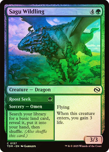 Sagu Wildling // Roost Seek Foil