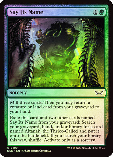 Say Its Name Foil