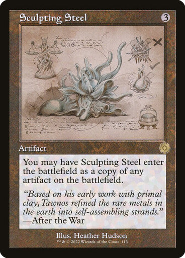 Sculpting Steel (Retro Frame)