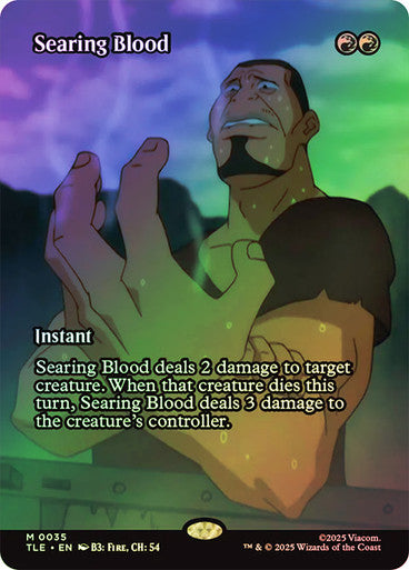 Searing Blood (Borderless) Foil