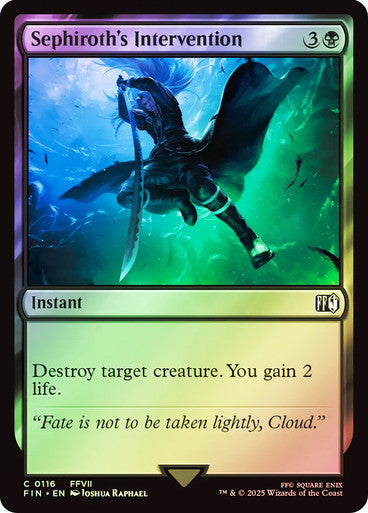 Sephiroth's Intervention Foil