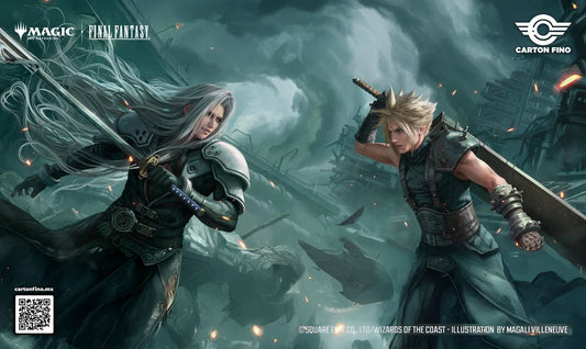 Sephiroth vs Cloud Prerelease Edition FF Playmat Custom