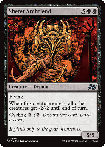 Shefet Archfiend (Spanish)