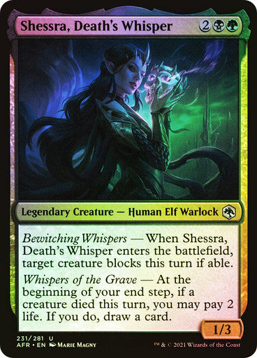 Shessra, Death's Whisper Foil