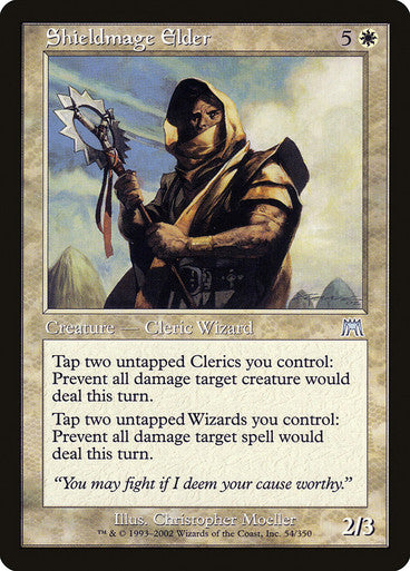 Shieldmage Elder (Spanish)