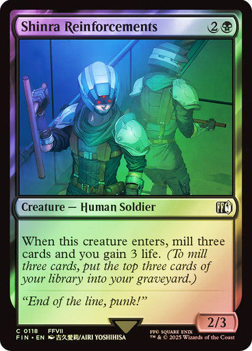 Shinra Reinforcements Foil